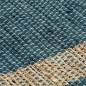 Preview:  Teppich Handgefertigt Jute Blau 160x230 cm