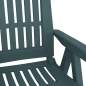 Preview:  Gartenstühle 2 Stk. Verstellbar Grün PP