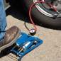 Preview: Draper Tools Doppelzylinder-Fußpumpe Blau 25996