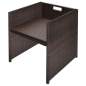 Preview:  13-tlg. Garten-Essgruppe mit Auflagen Poly Rattan Braun