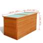 Preview:  Garten-Aufbewahrungsbox 126×72×72 cm Holz