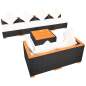 Preview:  7-tlg. Garten-Lounge-Set mit Auflagen Poly Rattan Schwarz