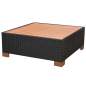 Preview:  7-tlg. Garten-Lounge-Set mit Auflagen Poly Rattan Schwarz