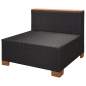 Preview:  6-tlg. Garten-Lounge-Set mit Auflagen Poly Rattan Schwarz