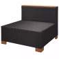 Preview:  7-tlg. Garten-Lounge-Set mit Auflagen Poly Rattan Schwarz