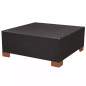 Preview:  7-tlg. Garten-Lounge-Set mit Auflagen Poly Rattan Schwarz