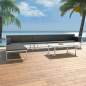 Preview:  5-tlg. Garten-Lounge-Set Textilene Aluminium Schwarz