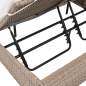 Preview:  Outdoor-Sonneninsel Poly Rattan Beige