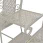 Preview:  2-Sitzer-Gartenbank 161 cm Stahl Grau