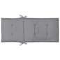 Preview:  Gartenstuhlauflagen für Hochlehner 4 Stk. Grau 120x50x3cm Stoff