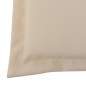 Preview:  Gartenbank-Auflage Creme 100x50x3 cm Oxford-Gewebe