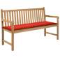 Preview:  Gartenbank-Auflage Rot 150x50x3 cm Oxford-Gewebe