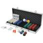 Preview:  Poker Set mit 500 Chips Aluminium