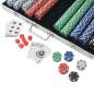 Preview:  Poker Set mit 1.000 Chips Aluminium