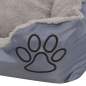 Preview:  Hundebett mit gepolstertem Kissen Größe XL Grau