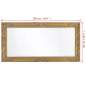 Preview:  Wandspiegel im Barock-Stil 100x50 cm Golden