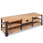 Preview:  TV-Schrank Massivholz Akazie 140x40x45 cm