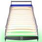 Preview:  Kinderbett mit LED im Rennwagen-Design 90 x 200 cm Blau