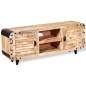 Preview:  TV-Schrank Raues Mangoholz 120 x 30 x 50 cm