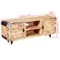 Preview:  TV-Schrank Raues Mangoholz 120x30x50 cm