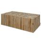 Preview:  Couchtisch Echtes Teakholz 90x50x30 cm