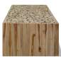 Preview:  Couchtisch Echtes Teakholz 90x50x30 cm