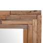 Preview:  Dekorativer Spiegel Teak 90 x 60 cm Rechteckig