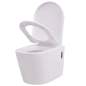 Preview:  Hänge-Toilette mit Einbau-Spülkasten Keramik Weiß