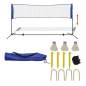 Preview:  Badmintonnetz-Set mit Federbällen 300 x 155 cm