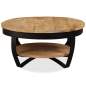 Preview:  Couchtisch Raues Massives Mangoholz 65x32 cm