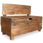 Preview:  Sitzbank Massives Mahagoniholz 86x40x60 cm