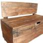 Preview:  Sitzbank Massives Mahagoniholz 86x40x60 cm