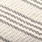 Preview:  Überwurf Baumwolle Streifen 160x210 cm Grau und Weiß