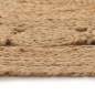 Preview:  Teppich Flechtmuster Jute 120 cm rund