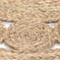 Preview:  Teppich Geflochten Jute 150 cm Rund