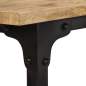 Preview:  Schreibtisch mit Klapphocker Mangoholz Massiv 115x50x76 cm
