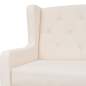 Preview:  2-Sitzer Sofa Stoff Cremeweiß