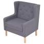 Preview:  2-tlg. Sofa-Set Stoff Grau