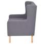 Preview:  2-tlg. Sofa-Set Stoff Grau