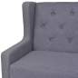 Preview:  2-tlg. Sofa-Set Stoff Grau