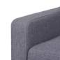 Preview:  2-tlg. Sofa-Set Stoff Grau