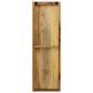 Preview:  Wandgarderobe 2 Stk. Mangoholz Massiv 36x110x3 cm