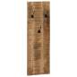 Preview:  Wandgarderobe 2 Stk. Mangoholz Massiv 36x110x3 cm