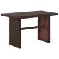 Preview:  3-tlg. Bistro-Set mit Auflagen Poly Rattan Braun