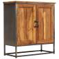 Preview:  Sideboard Recyceltes Teak und Stahl 65 x 30 x 70 cm