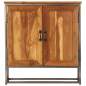 Preview:  Sideboard Recyceltes Teakholz und Stahl 65x30x70 cm