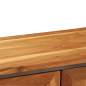 Preview:  Sideboard Recyceltes Teak und Stahl 65 x 30 x 70 cm