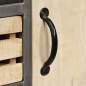Preview:  Sideboard Massivholz Mango und Stahl 65x33x76 cm