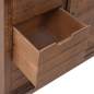 Preview:  Sideboard Massivholz Tanne 64x33,5x75 cm Braun