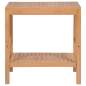 Preview:  Waschtischunterschrank Teakholz Massiv 74 x 45 x 75 cm